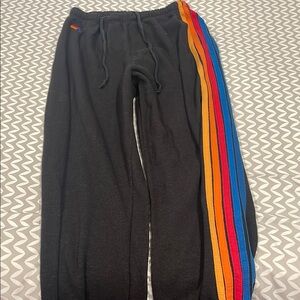 Heather black Aviator nation sweatpants- excellent condition barely worn